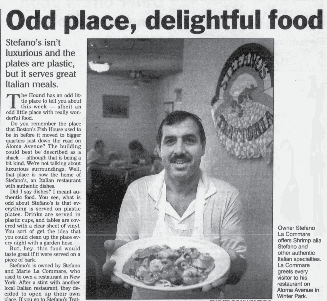 Stefano's Trattoria on Aloma