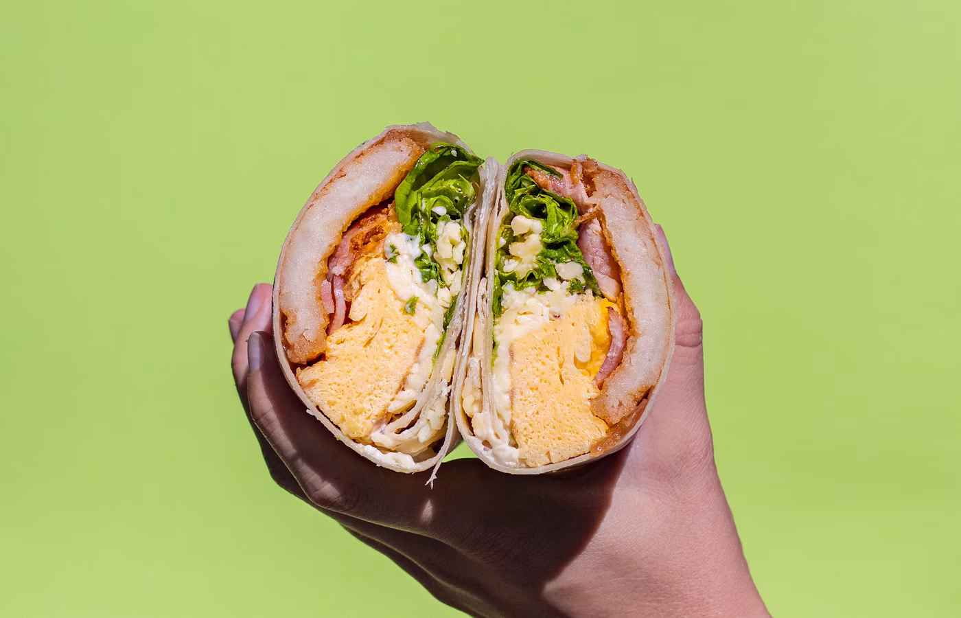 Turkey wrap sandwich